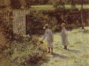 Children in the Garden Wladyslaw Podkowinski